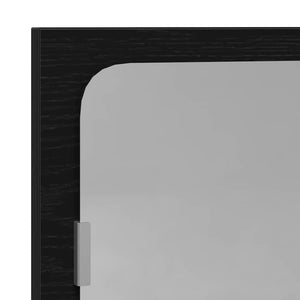 Επιτραπέζιο Καθρέφτη Μαύρη Οξυά 90 x 10,5 x 37 cm