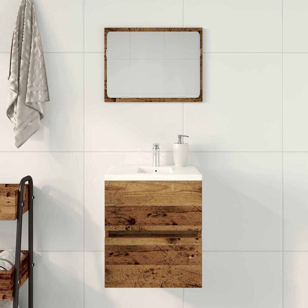Ντουλάπι Μπάνιου Παλαιωμένο ξύλο 41 x 38,5 x 45 cm - Pakobazaar