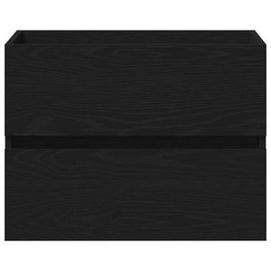 Ντουλάπα Νιπτήρα Mπάνιου Μαύρη Οξυά 60 x 38,5 x 45 cm - Pakobazaar