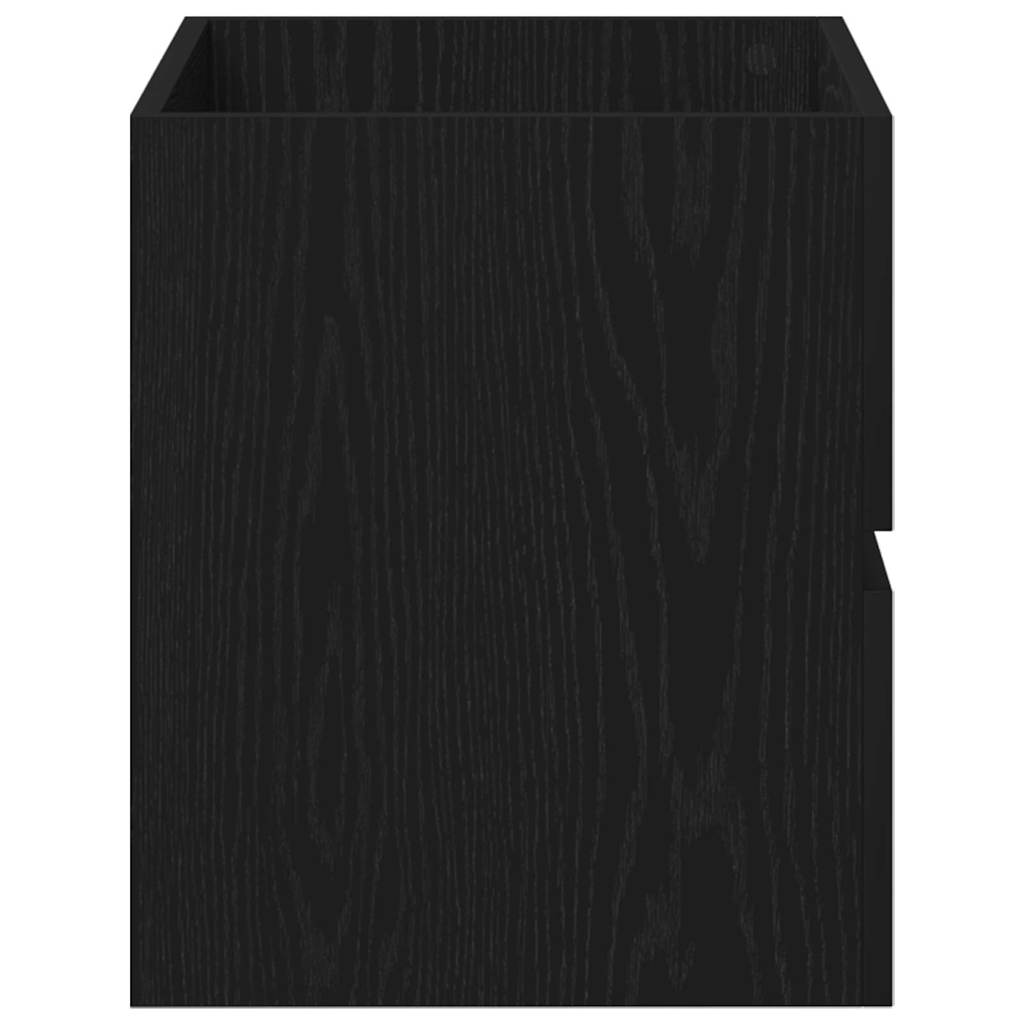 Ντουλάπα Νιπτήρα Mπάνιου Μαύρη Οξυά 60 x 38,5 x 45 cm - Pakobazaar