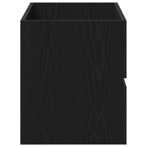 Ντουλάπα Νιπτήρα Mπάνιου Μαύρη Οξυά 80 x 38,5 x 45 cm - Pakobazaar