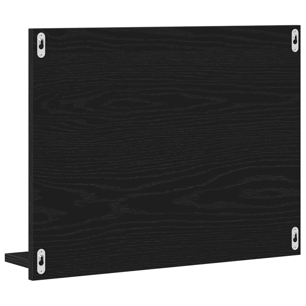 Καθρέφτης Μπάνιου Μαύρη Δρυς 60 x 10,5 x 45 εκ. Μοριοσανίδα