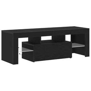 Ντουλάπι TV Μαύρη Οξυά 120 x 35 x 40 εκ. Επεξεργασμένο ξύλο - Pakobazaar