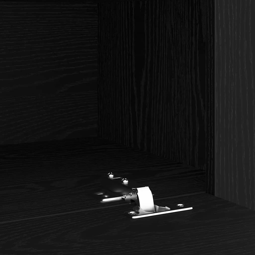 Ντουλάπι TV Μαύρη Οξυά 120 x 35 x 40 εκ. Επεξεργασμένο ξύλο - Pakobazaar