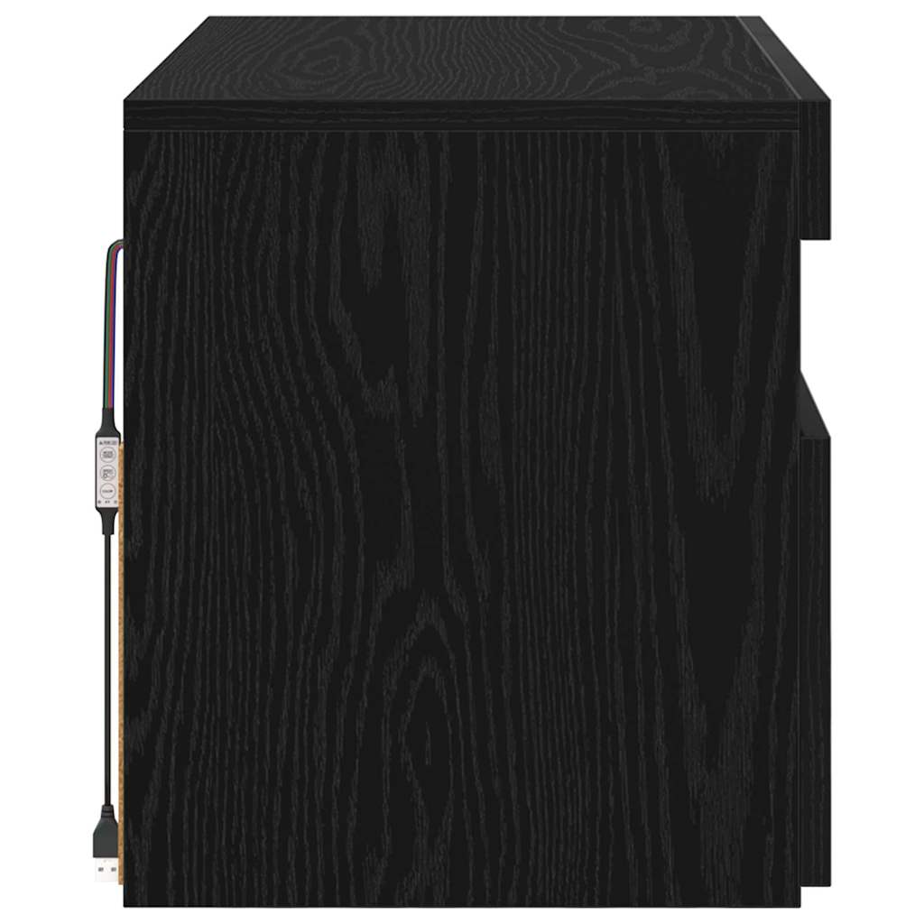 Ντουλάπι TV Μαύρη Οξυά 60 x 35 x 40 εκ. Επεξεργασμένο ξύλο - Pakobazaar