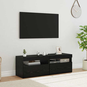 Ντουλάπι TV 2 pcs Μαύρη Οξυά 60 x 35 x 40 εκ. - Pakobazaar