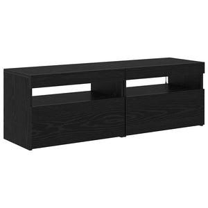 Ντουλάπι TV 2 pcs Μαύρη Οξυά 60 x 35 x 40 εκ. - Pakobazaar