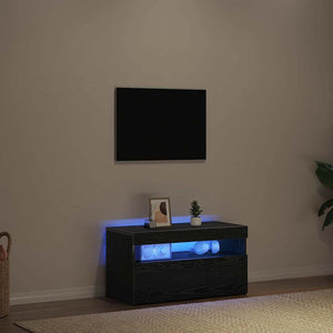 Ντουλάπι TV Μαύρη Οξυά 75 x 35 x 40 εκ. Επεξεργασμένο ξύλο - Pakobazaar
