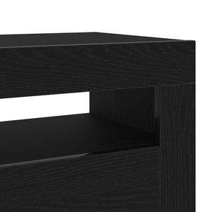 Ντουλάπι TV 2 pcs Μαύρη Οξυά 75 x 35 x 40 εκ. - Pakobazaar