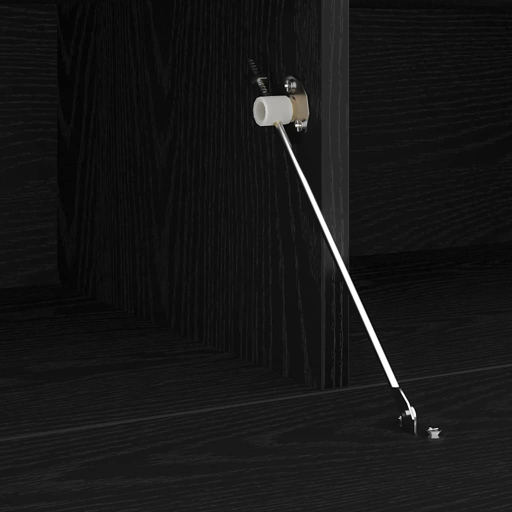 Ντουλάπι TV 2 pcs Μαύρη Οξυά 75 x 35 x 40 εκ. - Pakobazaar