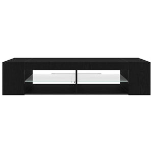 Ντουλάπι TV 135 x 39 x 30 εκ Μαύρη Οξυά Επεξεργασμένο Ξύλο