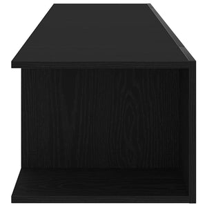 Ντουλάπι TV 135 x 39 x 30 εκ Μαύρη Οξυά Επεξεργασμένο Ξύλο