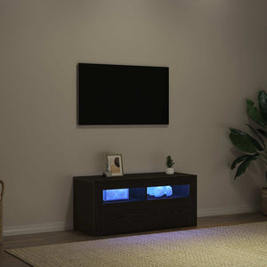 Ντουλάπι TV Μαύρη Οξυά 90 x 39 x 30 εκ. Επεξεργασμένο ξύλο - Pakobazaar