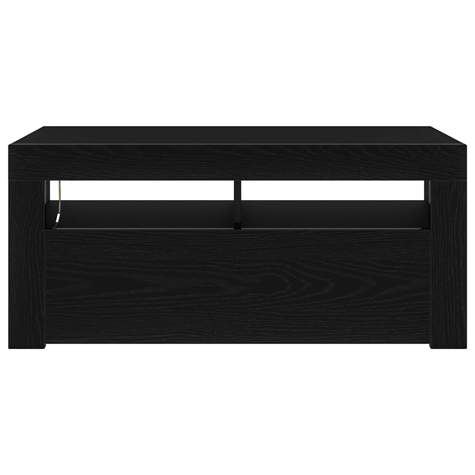 Ντουλάπι TV Μαύρη Οξυά 90 x 39 x 30 εκ. Επεξεργασμένο ξύλο - Pakobazaar