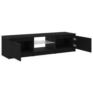 Ντουλάπι TV Μαύρη Οξυά 140 x 38,5 x 36 εκ. Επεξεργασμένο ξύλο - Pakobazaar