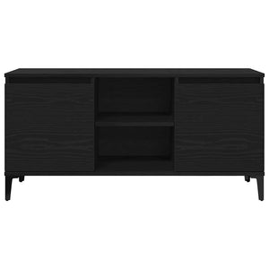 Ντουλάπι TV 102 x 35 x 50 εκ. Μαύρη Οξυά Επεξεργασμένο Ξύλο