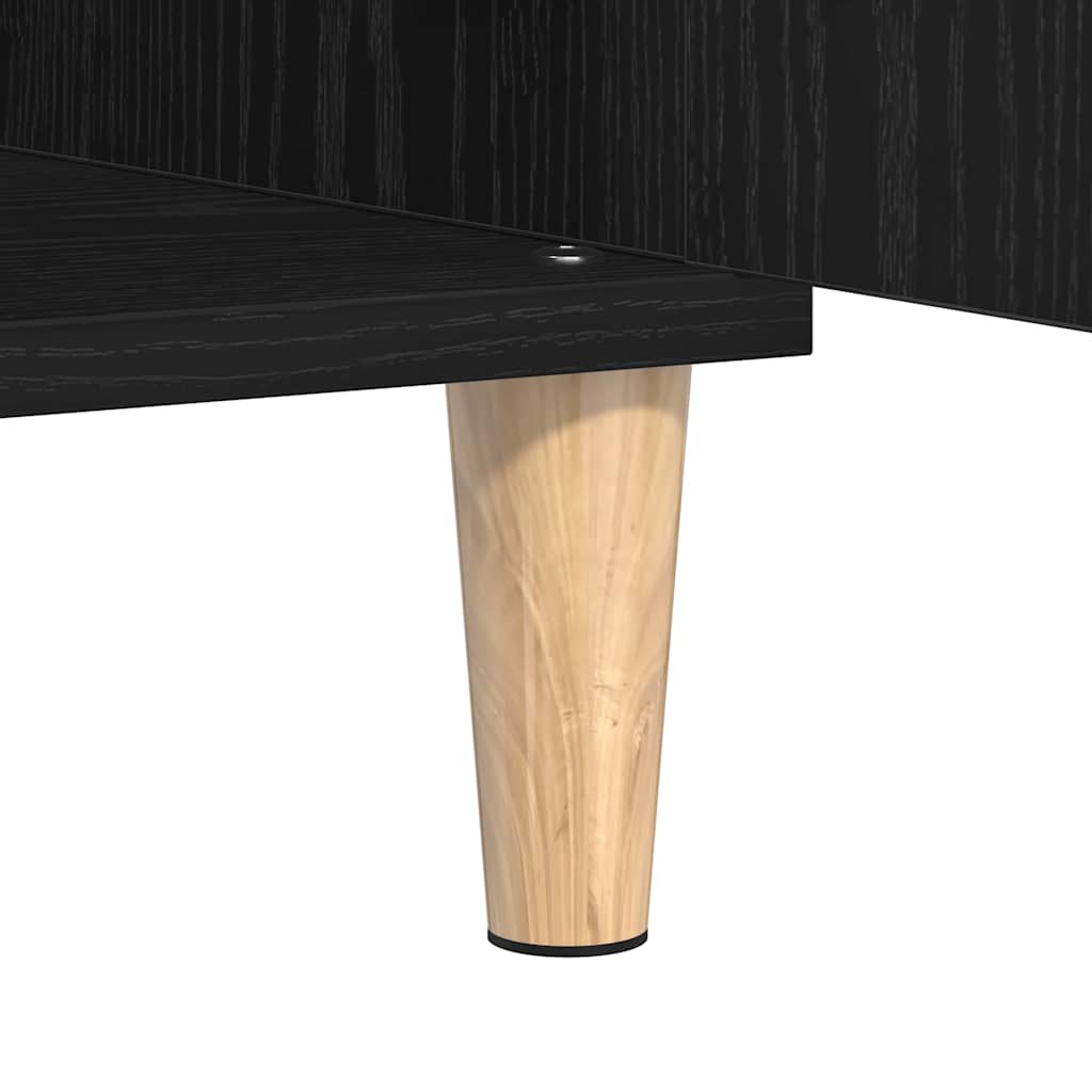 Πλαϊνό γραφείο Μαύρη Οξυά 60 x 35 x 70 cm Επεξεργασμένο ξύλο