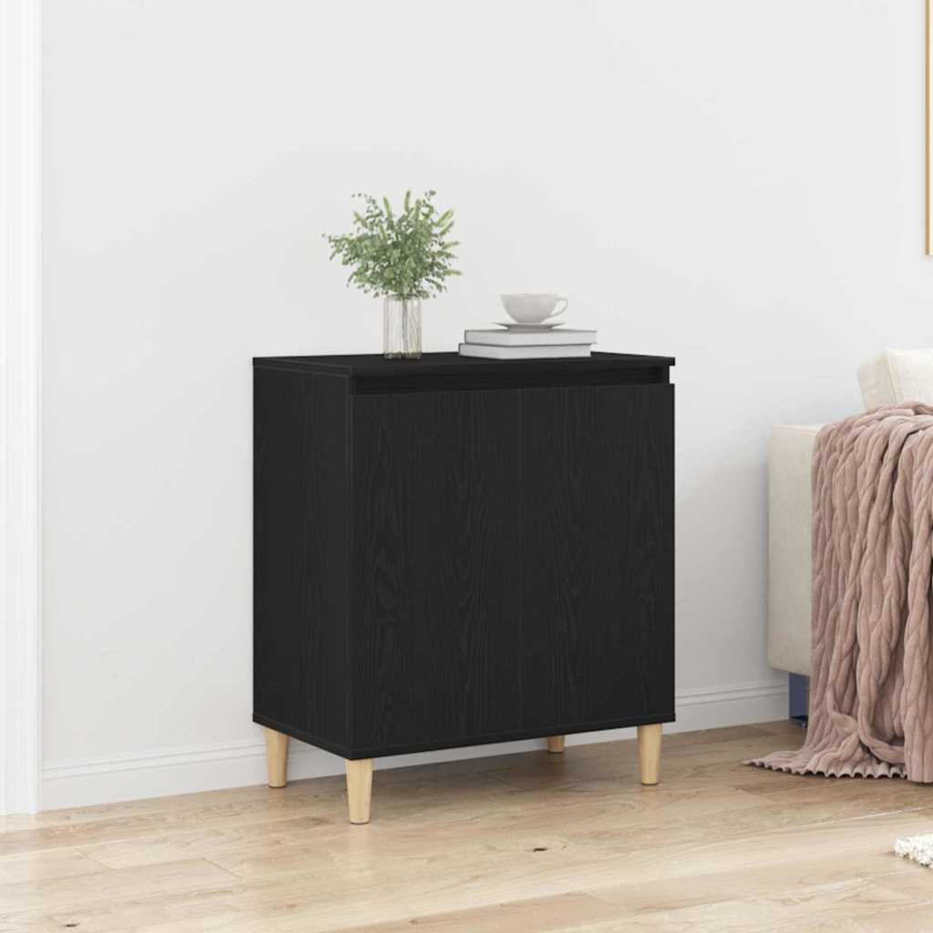 Πλαϊνό γραφείο Μαύρη Οξυά 60 x 35 x 70 cm Επεξεργασμένο ξύλο