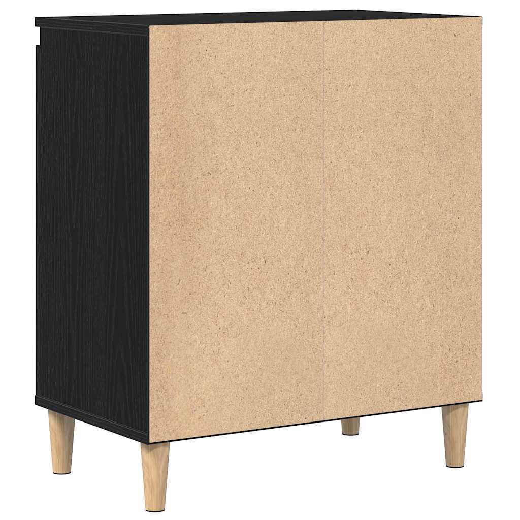 Πλαϊνό γραφείο Μαύρη Οξυά 60 x 35 x 70 cm Επεξεργασμένο ξύλο