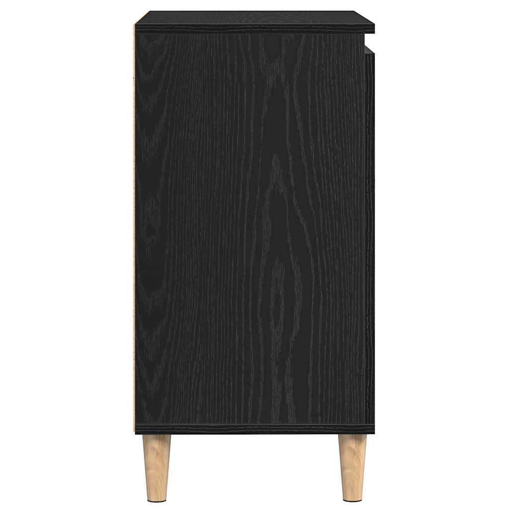 Πλαϊνό γραφείο Μαύρη Οξυά 60 x 35 x 70 cm Επεξεργασμένο ξύλο