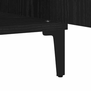 Πλαϊνό γραφείο Μαύρη Οξυά 60 x 35 x 70 cm Επεξεργασμένο Ξύλο