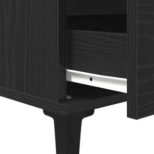 Πλαϊνό γραφείο Μαύρη Οξυά 60 x 35 x 70 cm Επεξεργασμένο ξύλο - Pakobazaar
