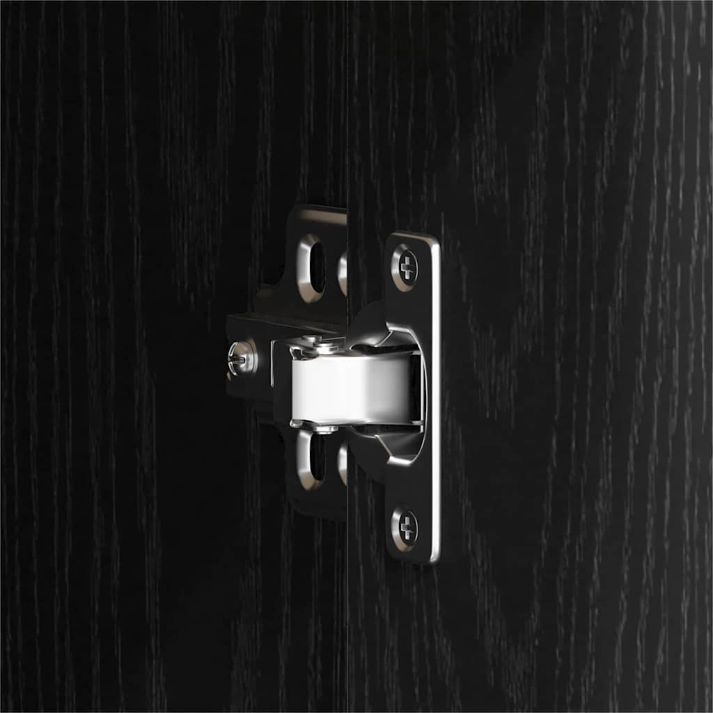 Ράφι Τοίχου Μαύρη Οξυά 102 x 30 x 29 εκ Επεξεργασμένο ξύλο - Pakobazaar