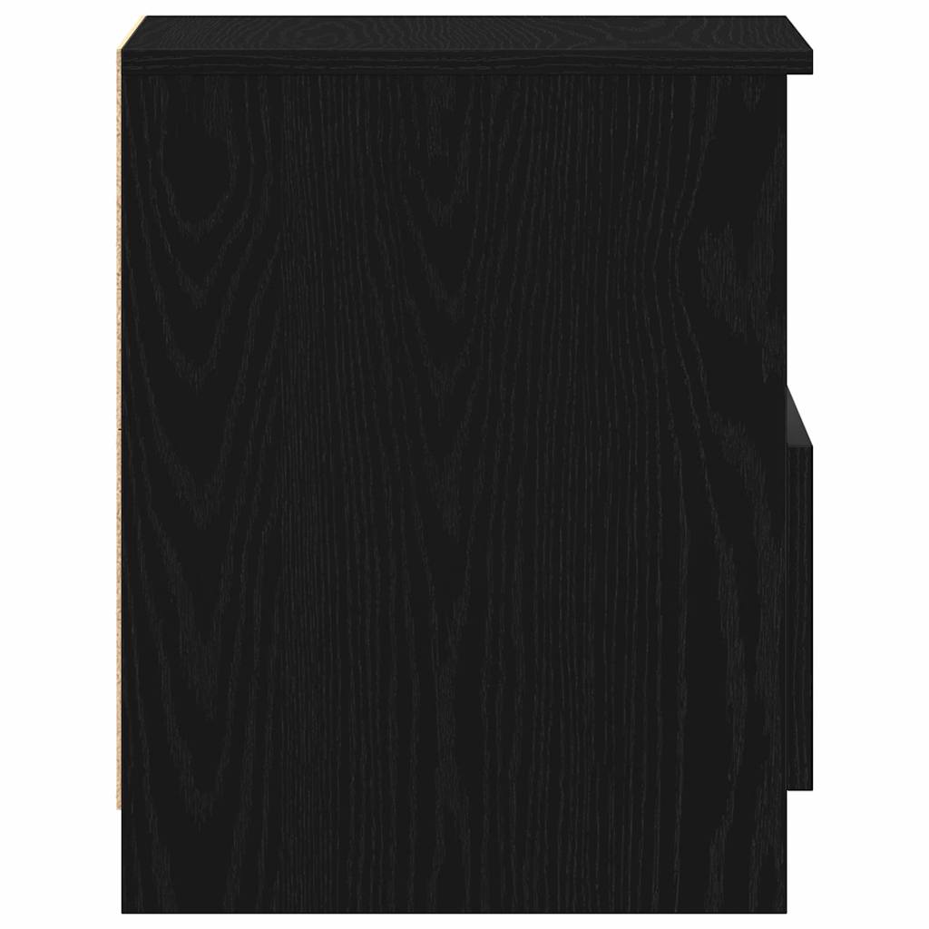 Κομοδίνο Μαύρη Οξυά 40 x 40 x 50 cm Επεξεργασμένο ξύλο