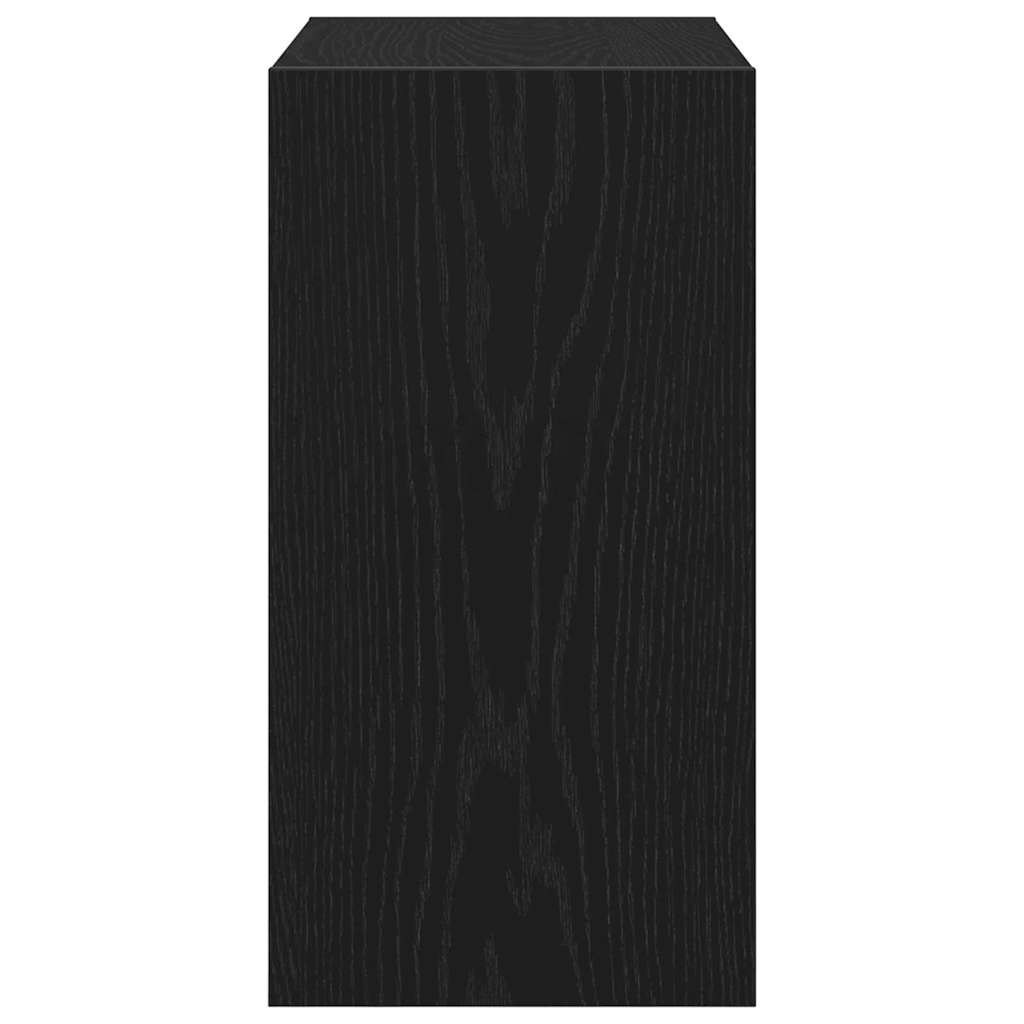 Τραπεζάκι Πλευράς Μαύρη Οξυά 50 x 26 x 50 εκ.