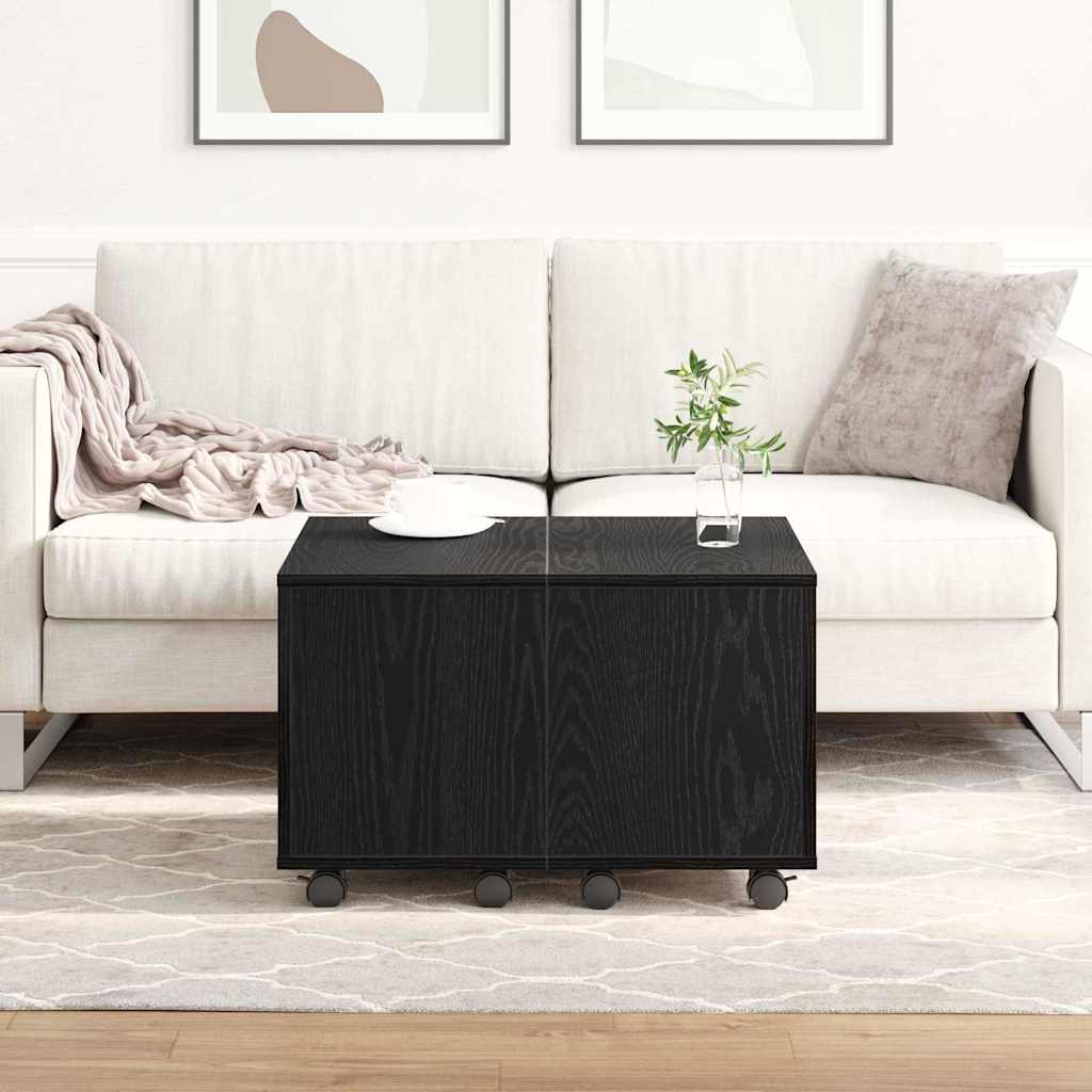 Τραπεζάκι σαλονιού Μαύρη δρυς 60 x 60 x 38 cm