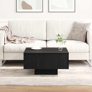 Τραπεζάκι σαλονιού Μαύρη δρυς 60 x 60 x 31.5 εκ - Pakobazaar