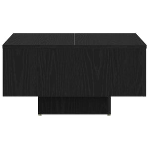 Τραπεζάκι σαλονιού Μαύρη δρυς 60 x 60 x 31.5 εκ - Pakobazaar