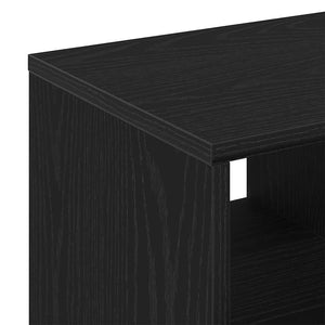 Τραπεζάκι Πλευράς Μαύρη Οξυά 50 x 30 x 50 cm Επεξεργασμένο ξύλο - Pakobazaar