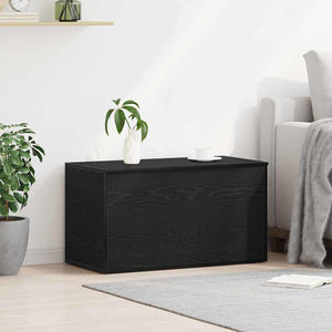 Κουτί αποθήκευσης Μαύρη Οξυά 84 x 42 x 46 cm Επεξεργασμένο ξύλο - Pakobazaar