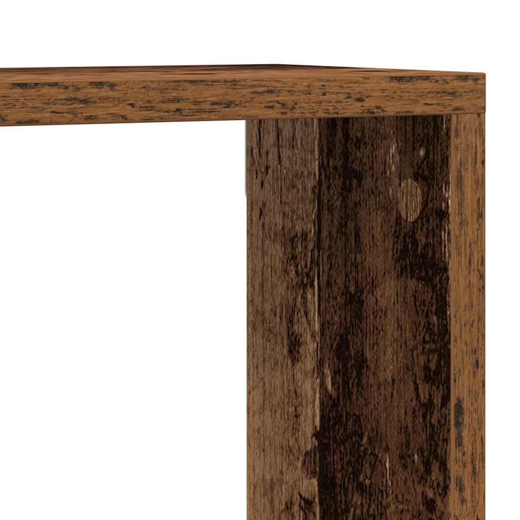 Ράφια Τοίχου με ράφι 4 pcs Παλιό ξύλο 80 x 15 x 26 εκ. - Pakobazaar