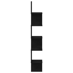 Γωνιακό ράφι Επιτοίχιο Μαύρη Οξυά 20 x 20 x 127,5 cm