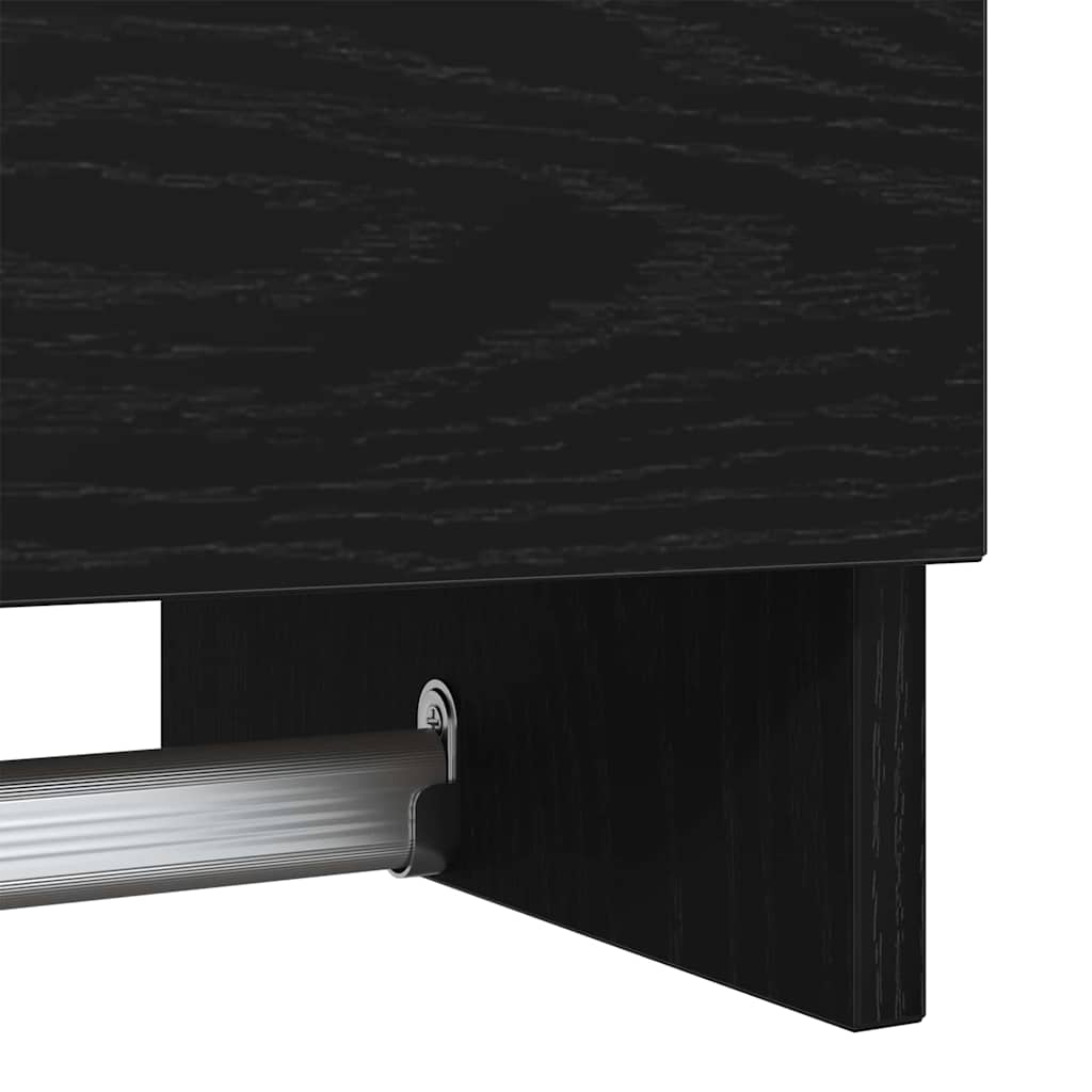 Ντουλάπι Μαύρη Οξυά 100 x 32,5 x 35 cm Επεξεργασμένο ξύλο