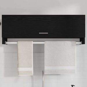 Ντουλάπι Μαύρη Οξυά 100 x 32,5 x 35 cm Επεξεργασμένο Ξύλο
