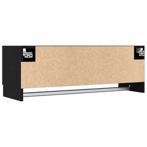 Ντουλάπι Μαύρη Οξυά 100 x 32,5 x 35 cm Επεξεργασμένο Ξύλο