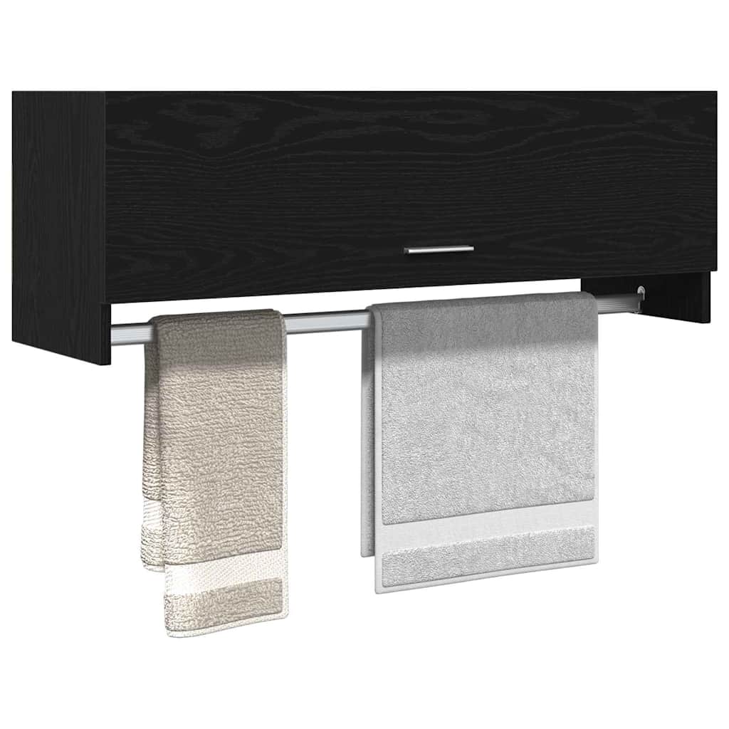 Ντουλάπι Μαύρη Οξυά 100 x 32,5 x 35 cm Επεξεργασμένο ξύλο