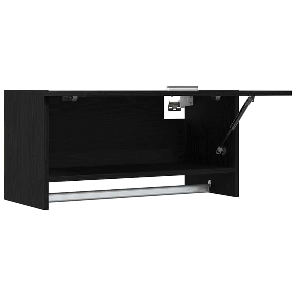 Ντουλάπι Μαύρη Οξυά 70 x 32,5 x 35 cm Επεξεργασμένο ξύλο