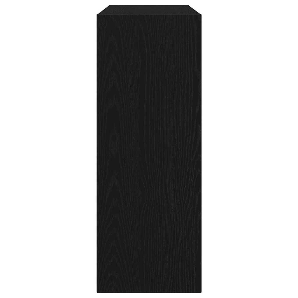 Τραπέζι κονσόλας Μαύρη δρυς 105 x 30 x 80 εκ.