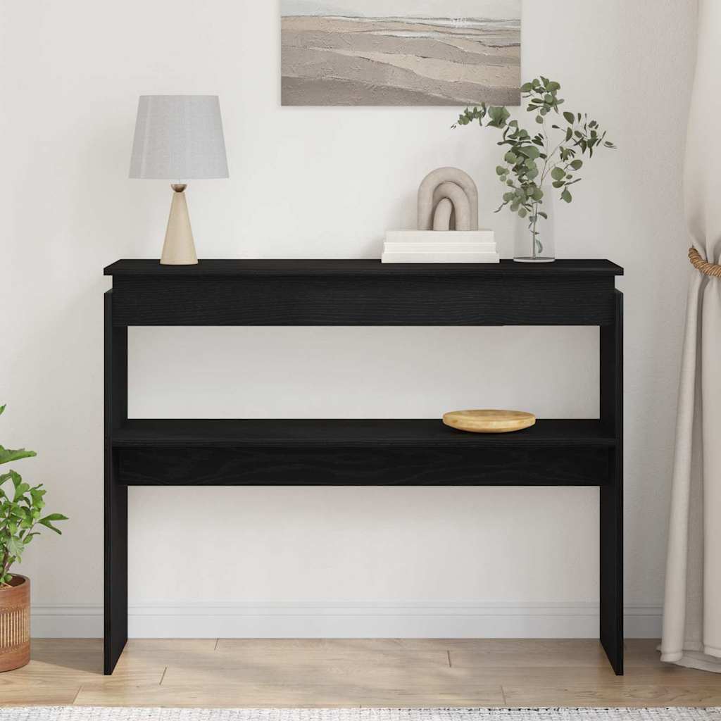 Τραπέζι κονσόλας Μαύρη Οξυά 80 x 30 x 102 εκ.