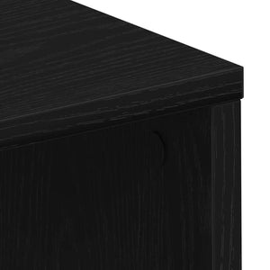Γραφείο Μαύρη Οξυά 102,5 x 35 x 75 εκ Επεξεργασμένο ξύλο - Pakobazaar