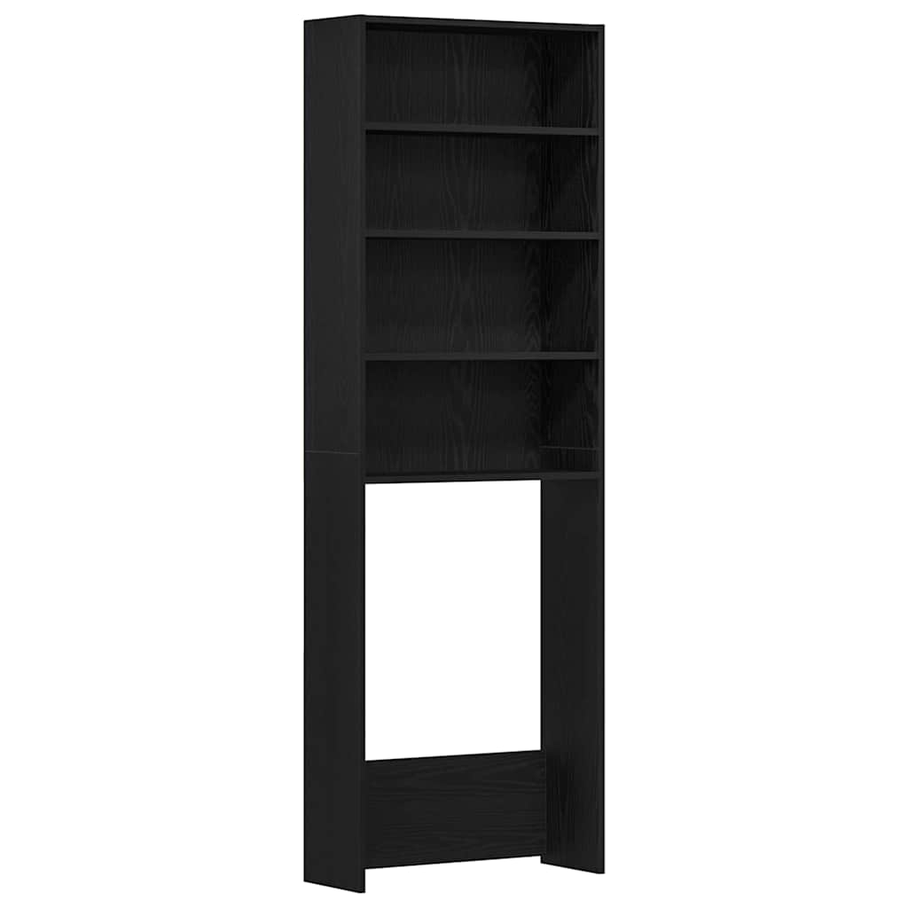 Ντουλάπα Πλυντηρίου Μαύρη Οξυά 64 x 24 x 190 εκ - Pakobazaar