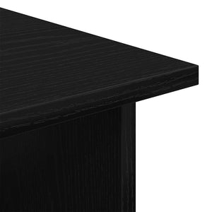 Κινητό Ντουλάπι 60 x 45 x 55 εκ. Επεξεργασμένο Ξύλο Μαύρη Οξυά