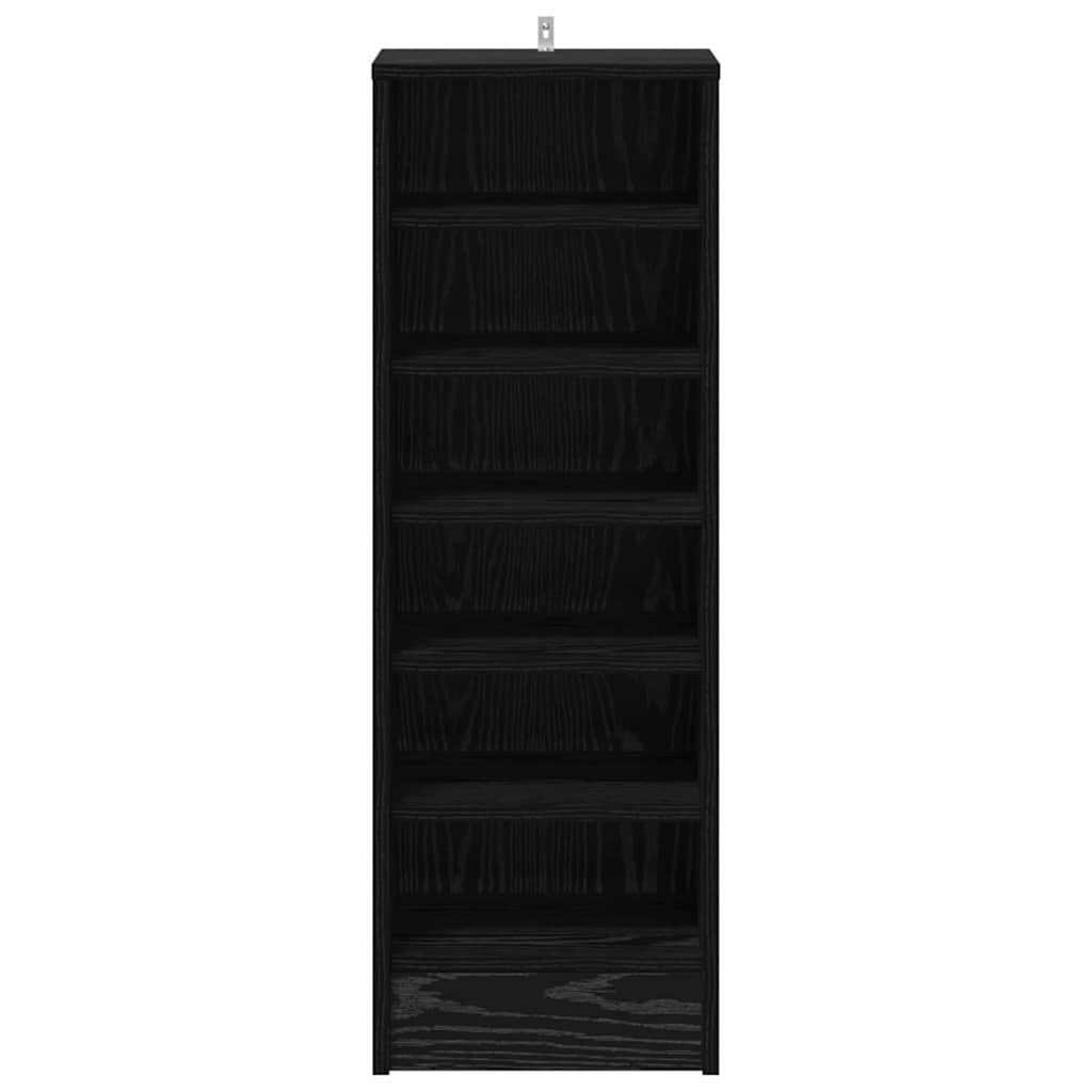 Ντουλάπα Παπουτσιών με ράφι Μαύρη Οξυά 32 x 35 x 90 εκ
