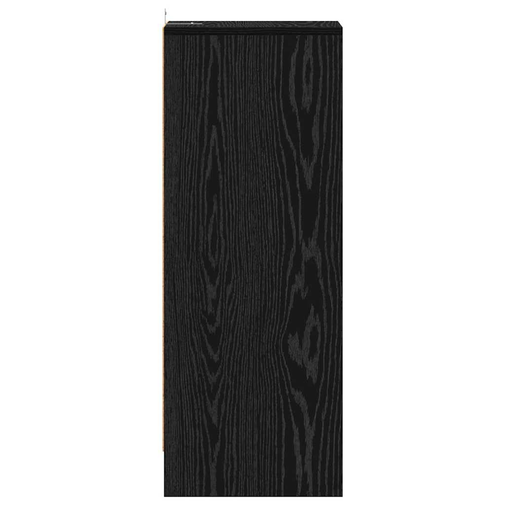 Ντουλάπα Παπουτσιών με ράφι Μαύρη Οξυά 32 x 35 x 90 εκ
