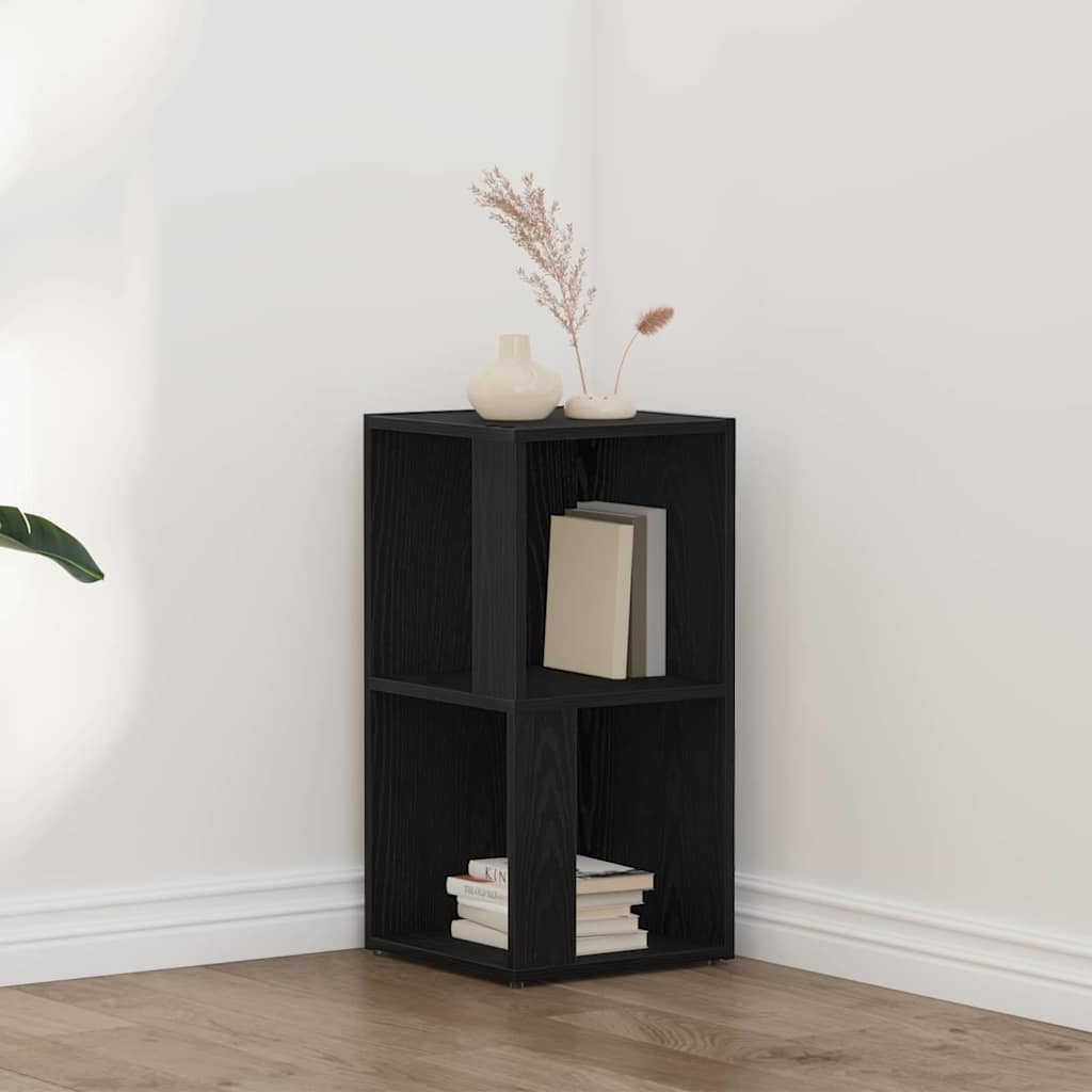 Γωνιακά ράφια Μαύρη Οξυά 33 x 33 x 67 cm Επεξεργασμένο ξύλο - Pakobazaar