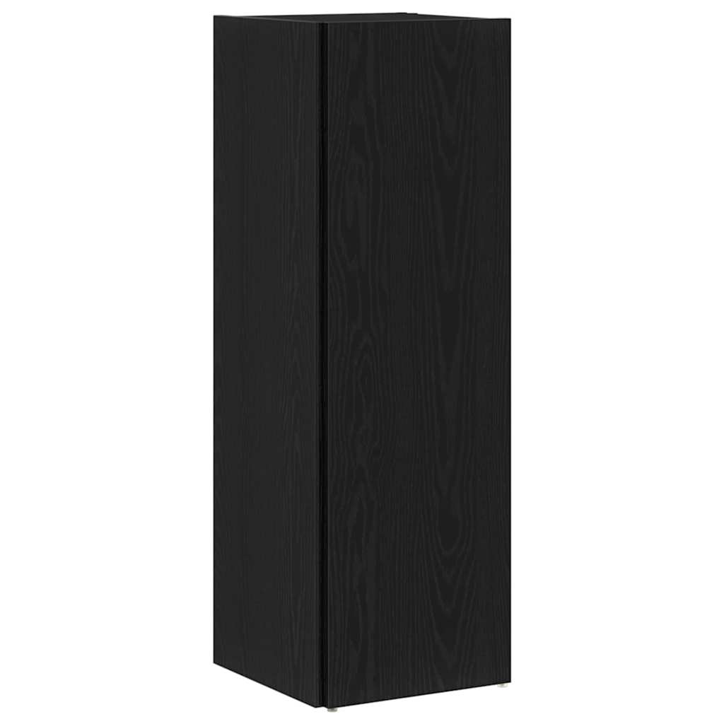 Γωνιακά ράφια 33 x 33 x 100 cm Επεξεργασμένο Ξύλο Μαύρη Δρυς